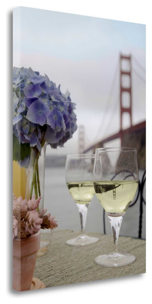 "Dream Cafe Golden Gate Bridge - 4" By Alan Blaustein, Gallery Wrap Canvas