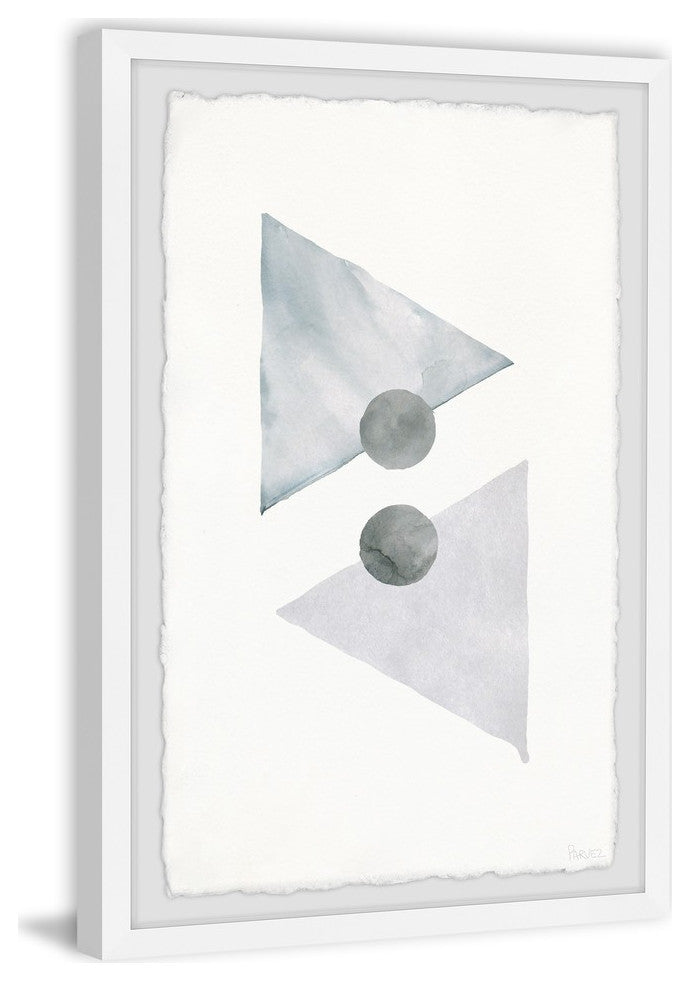 "Gray Arrowhead" Framed Painting Print, 30"x45"