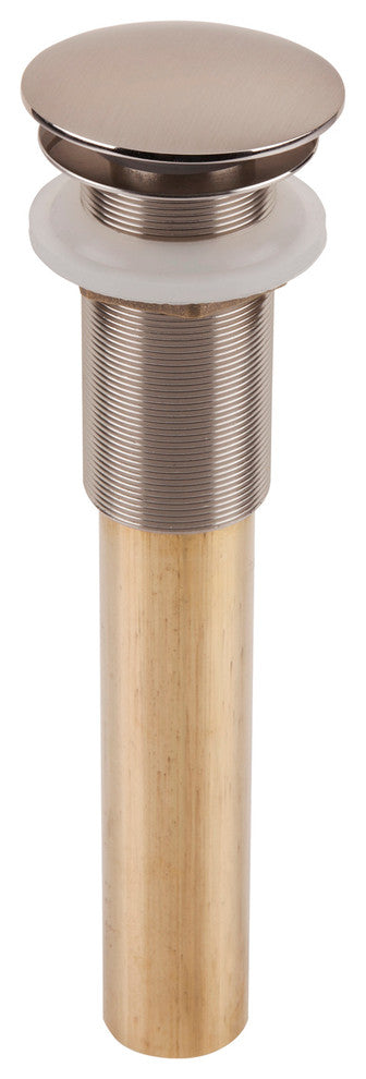 SinkSense 1.5" Pop-Up Sink Drain in Nickel "“ No Overflow