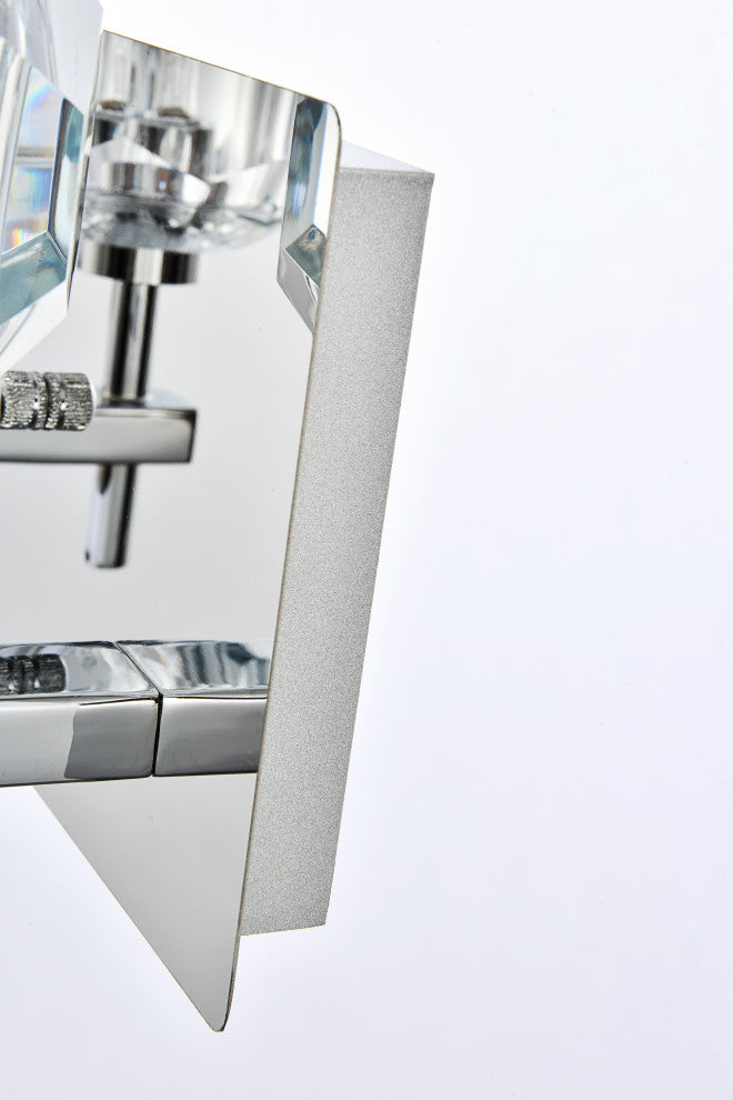 4 Light Wall Sconce, Chrome