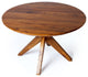 Fontane Dining Table 48", Reclaimed Teak Wood