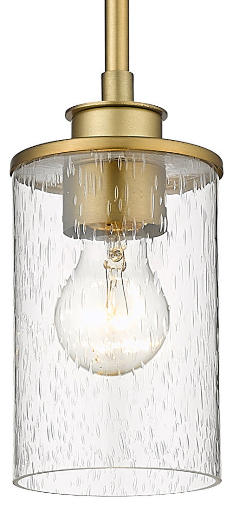 Z-Lite 492MP Beckett 5"W Mini Pendant - Olde Brass