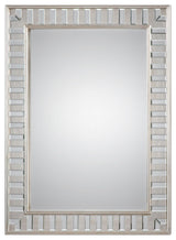 Lanester Mirror, Silver Leaf