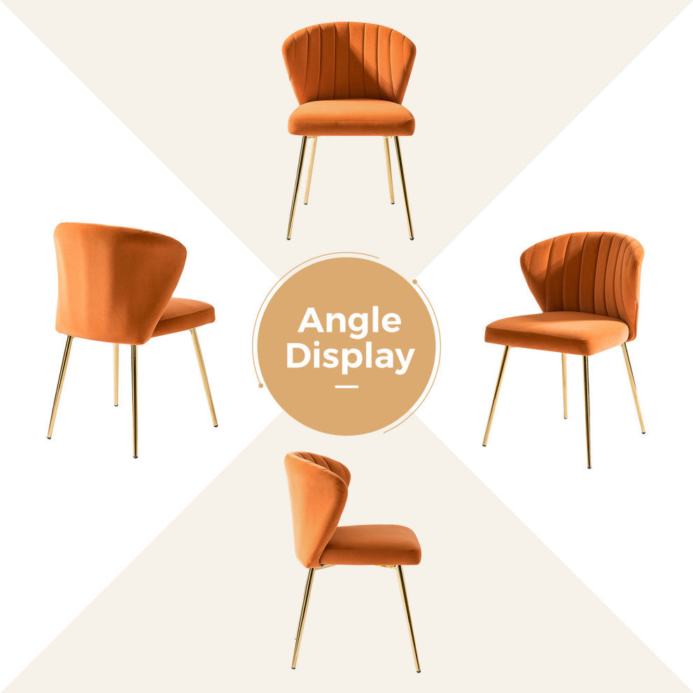 Milia Dining Chair, Orange