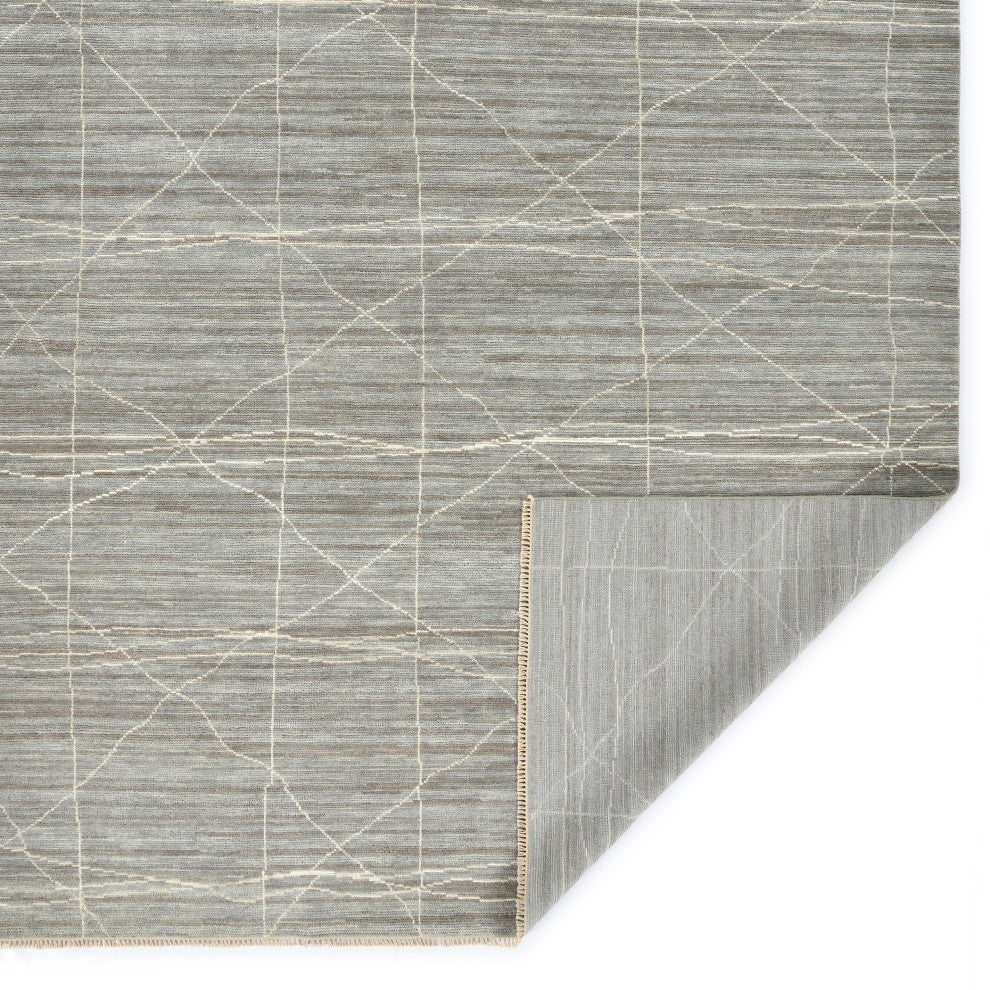 Anna Maneux Area Rug, Gray, 9' x 12', Geometric