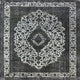 Ahgly Company Indoor Square Mid-Century Modern Area Rugs, 4' Square