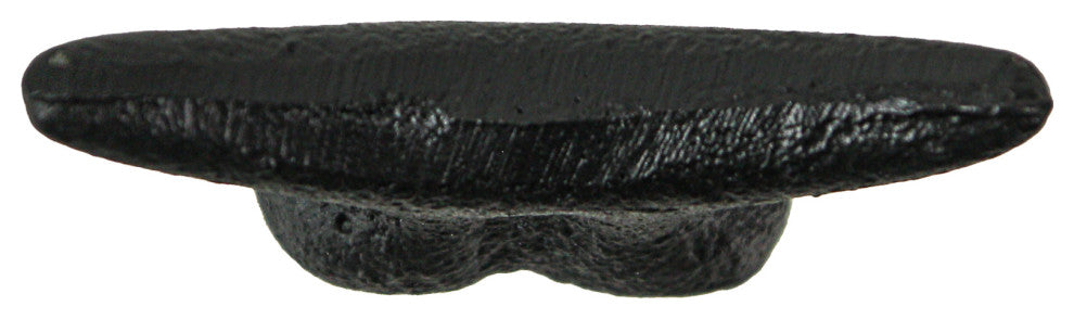 2.5 In Cast Iron Black Nautical Cleat Drawer Pulls Cabinet Knobs Set of 6