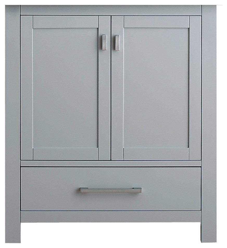 Avanity Modero 30" Vanity Only, Chilled Gray Finish