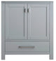 Avanity Modero 30" Vanity Only, Chilled Gray Finish
