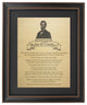 Framed Abraham Lincoln's Rules of Conduct