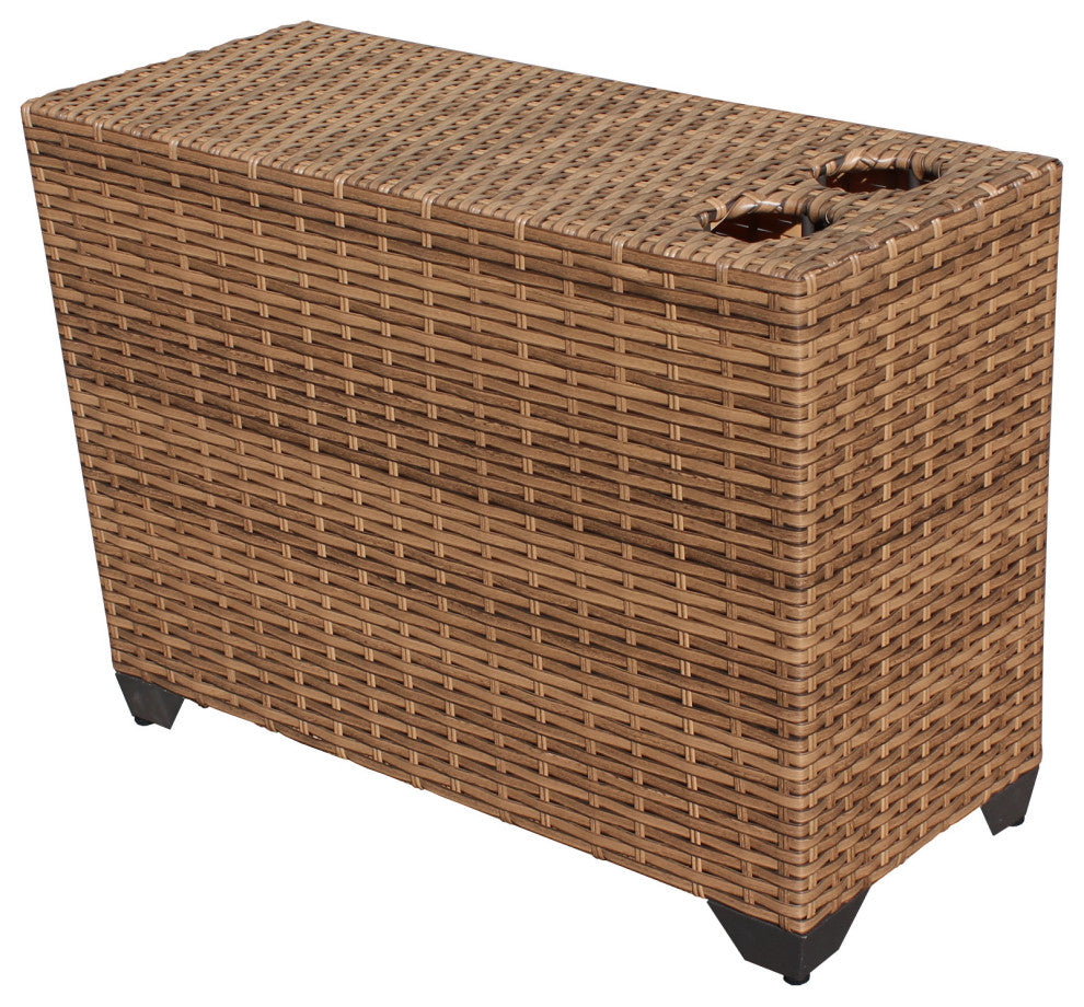 Laguna 10 Piece Outdoor Wicker Patio Furniture Set 10b