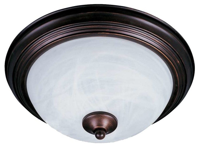 Maxim Lighting 2-Light Flush Mount in Oil Rubbed Bronze - 5849MROI