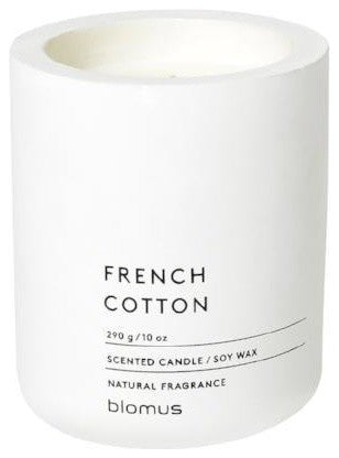 Lily White Candle, French Cottonnce, Large