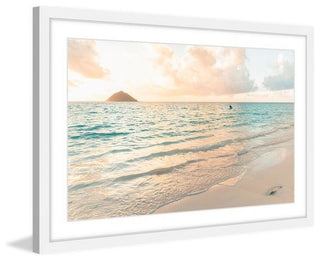 "Fluffy Rises" Framed Painting Print, 36"x24"