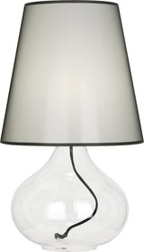Robert Abbey June Organza AL June 24" Table Lamp - Clear Glass / Black Organza
