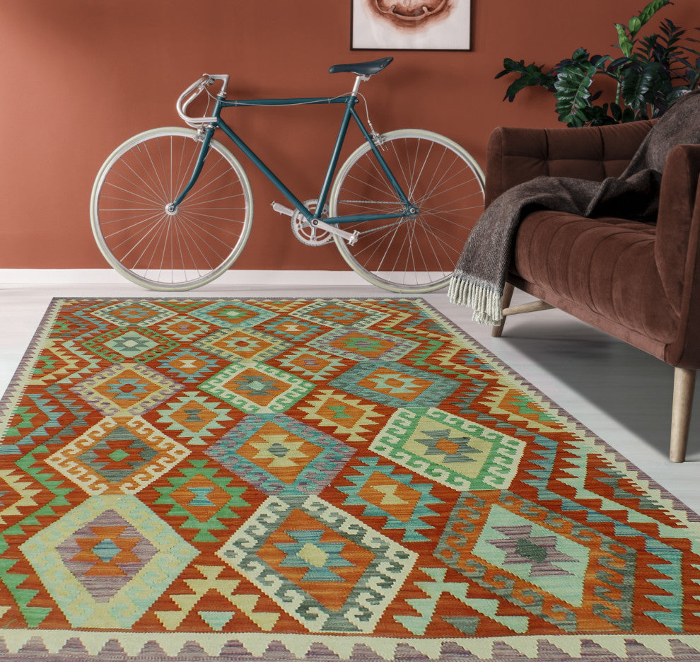Sangat Kilim Tahmina Rust Rug