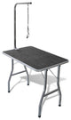 vidaXL Dog Grooming Table Adjustable Arm Foldable Dog Bath Table with 1 Loop