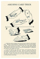 "Amusing Card Trick" Digital Paper Print by Retromagic, 26"x38"