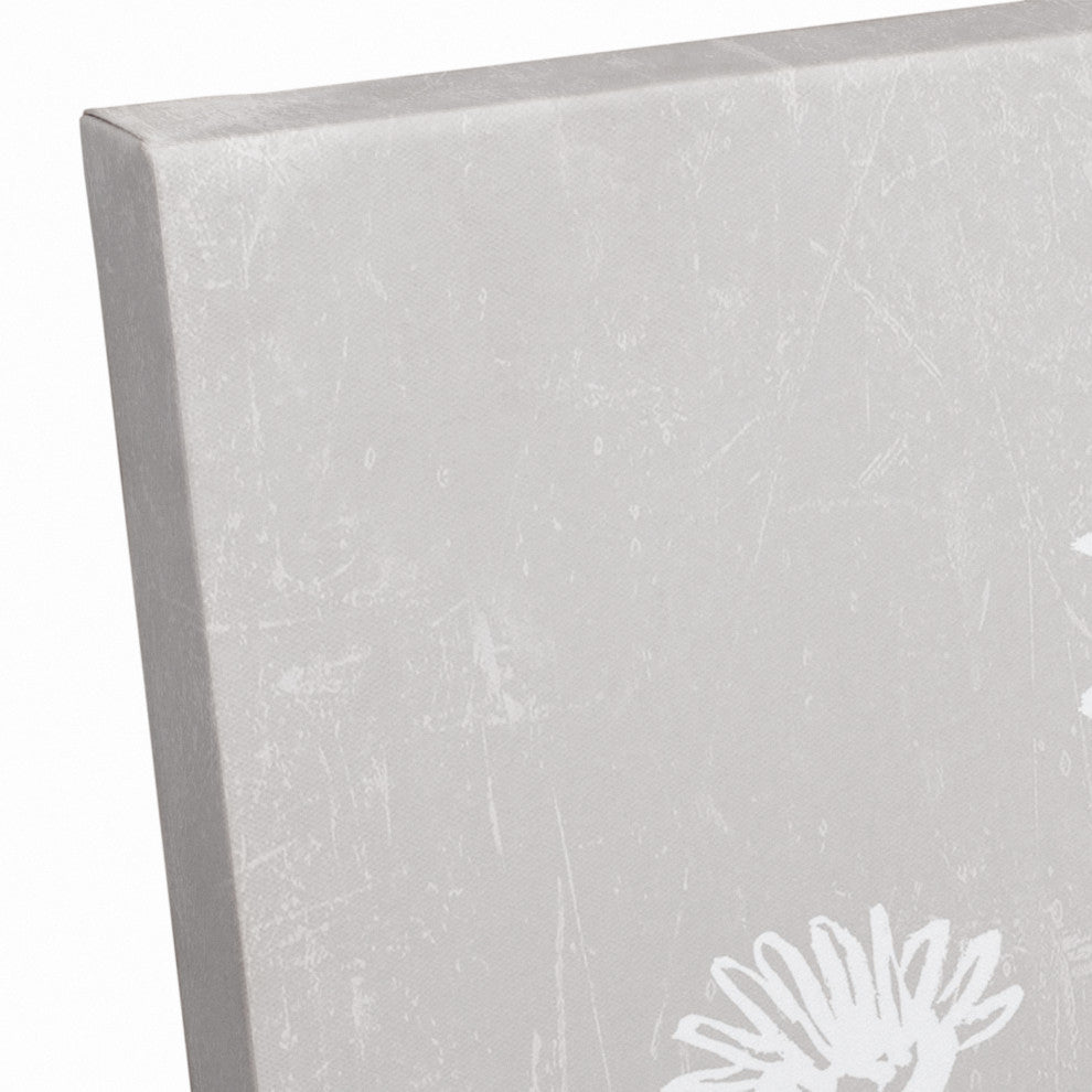 Simple White Floral II 16 x 24 Canvas Wall Art