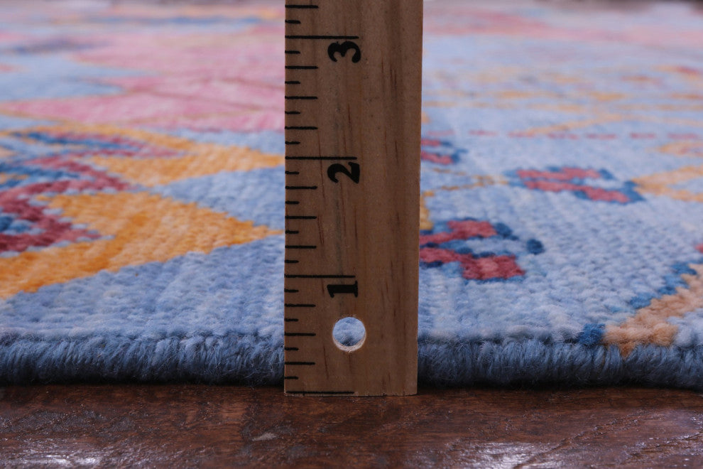 Handmade Moroccan Wool Rug 9' 1" X 12' 4" - Q15414