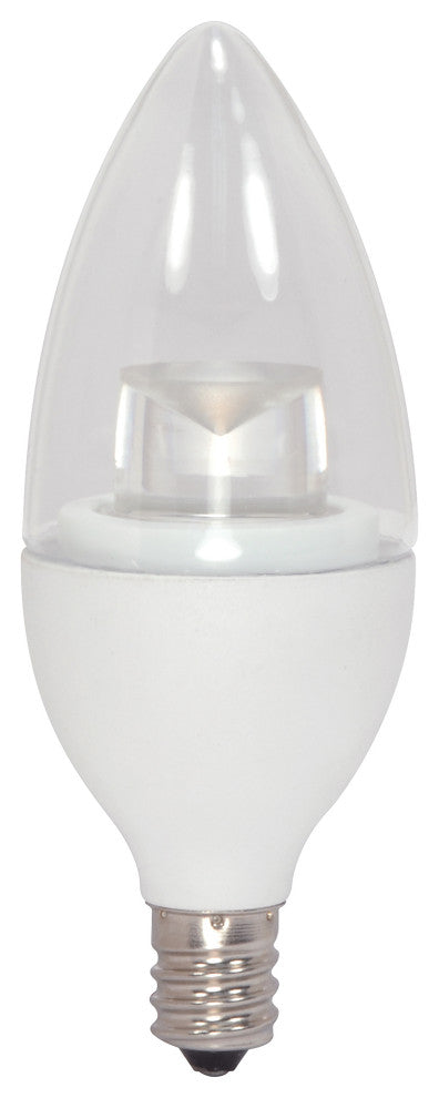 3.5W LED Candle, 2700K, Candelabra Base, 120V