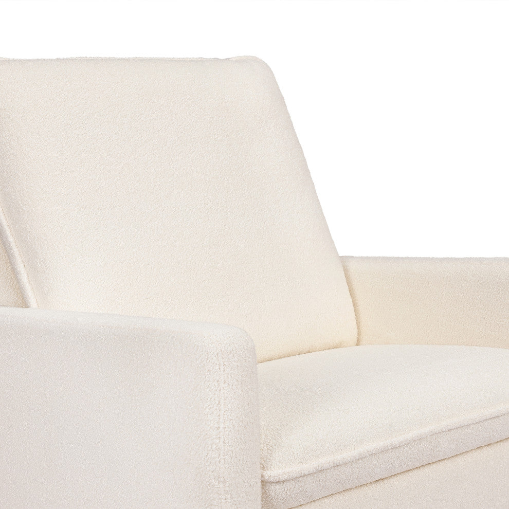 Cali Pillowback Chair and a Half Glider, Water Repellent and Stain Resistant, Chantilly Fleece