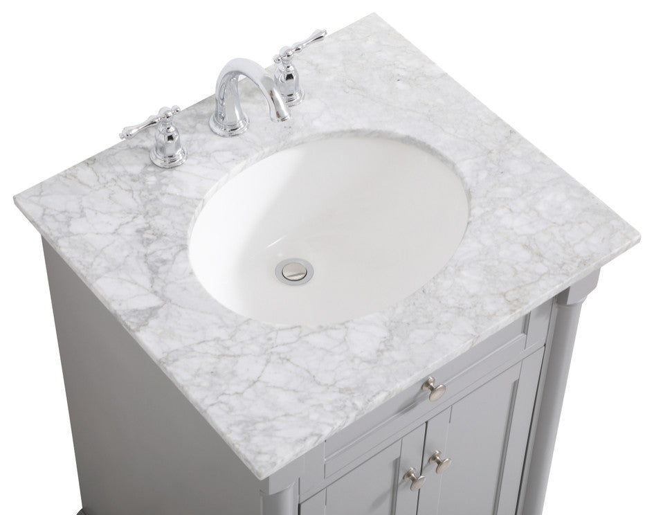 Home Living 24" Single Bathroom Vanity, Gray