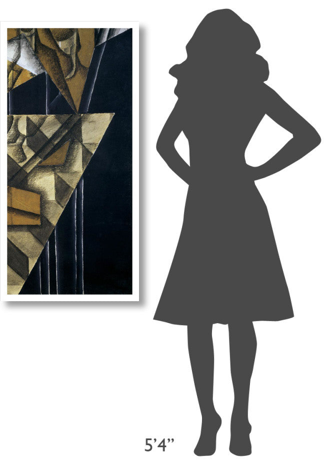 "Teacups (right)" Digital Paper Print by Juan Gris, 21"x42"