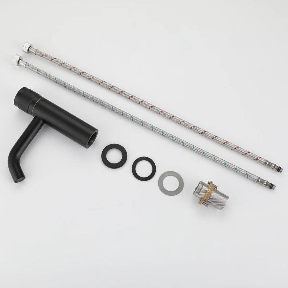 Deck Mounted Single Hole Bathroom Faucet