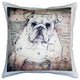 Leonardo's Dogs British Bulldog Dog Pillow