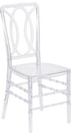 Flash Elegance Crystal Ice Stacking Chair