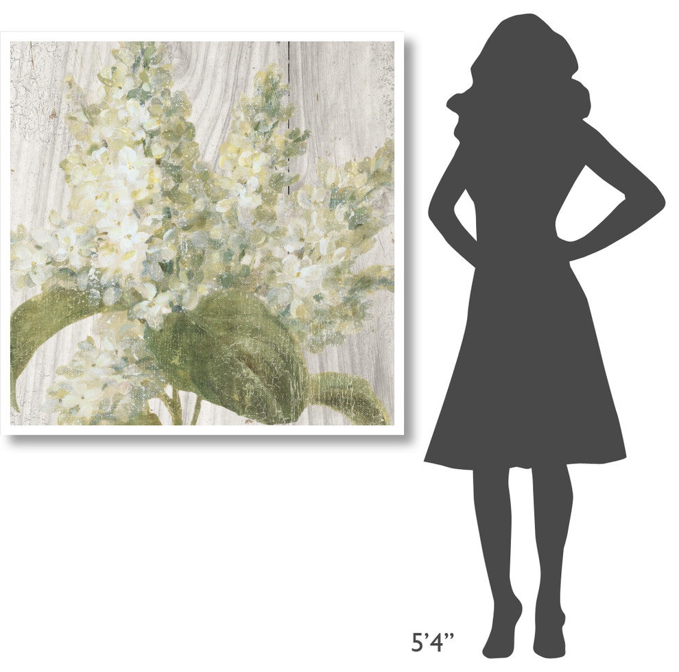"Scented Cottage Florals II Crop" Digital Paper Print by Danhui Nai, 42"x42"