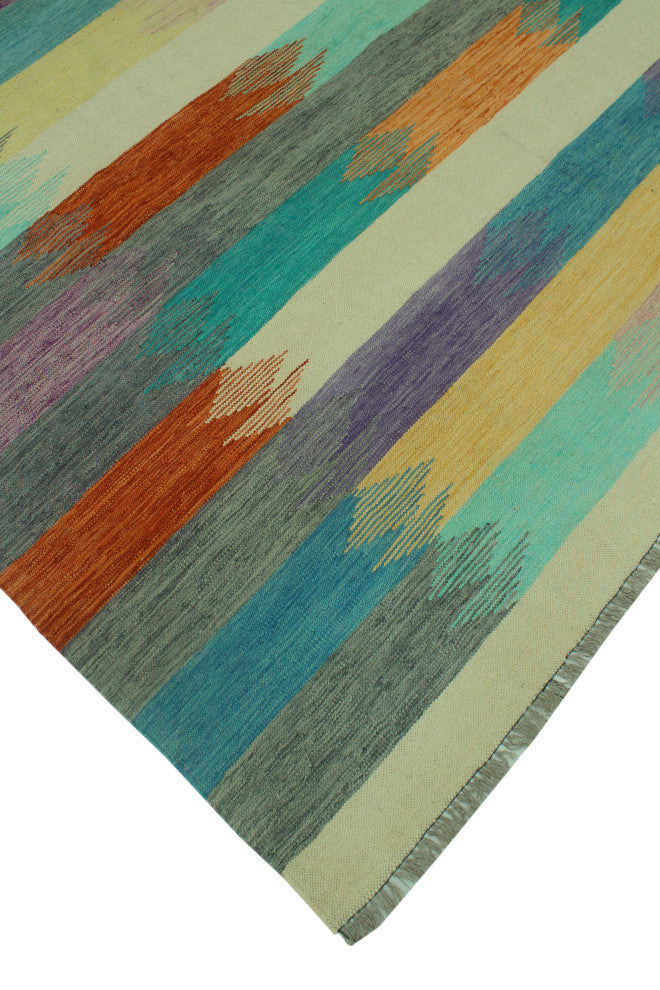 Winchester Kilim Eimy Rust/Ivory Rug, 8'2x9'8