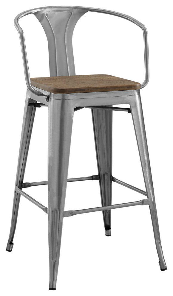 Gunmetal Promenade Bar Stool