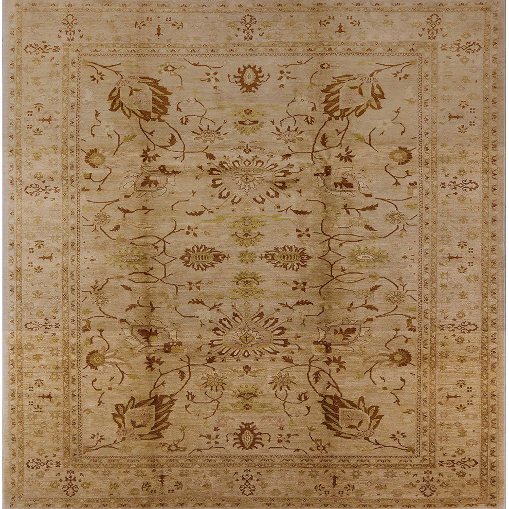 Ahgly Company Indoor Square Mid-Century Modern Area Rugs, 7' Square