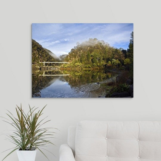 "Alexandra Bridge I" Wrapped Canvas Art Print, 30"x22"x1.5"