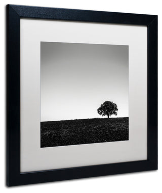 'One Tree Hill' Matted Framed Canvas Art by Dave MacVicar