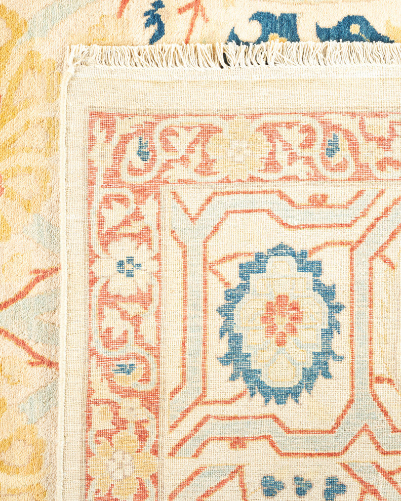 Delaney, One-of-a-Kind Hand-Knotted Area Rug Ivory, 8'2"x10'3"