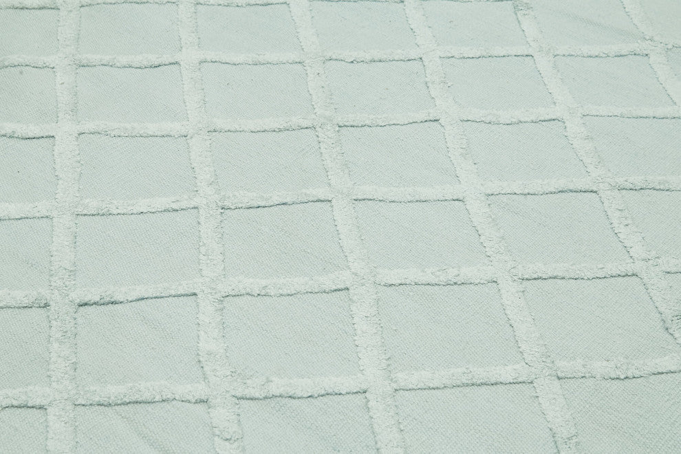 Rug N Carpet - Hand-knotted Modern Design 9' 0'' x 12' 0'' Wool Unique Kilim Rug