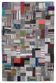 Rug N Carpet - Handmade Oriental 6' 7'' x 9' 11'' Rustic Patchwork Kilim Rug