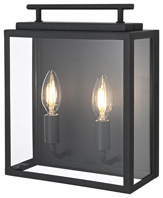 Home Living 9" Outdoor Wall Sconce, Black