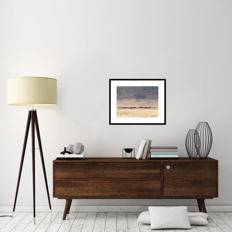 "Incredible Maasai" Framed Digital Print by Mathilde Guillemot, 30"x24"