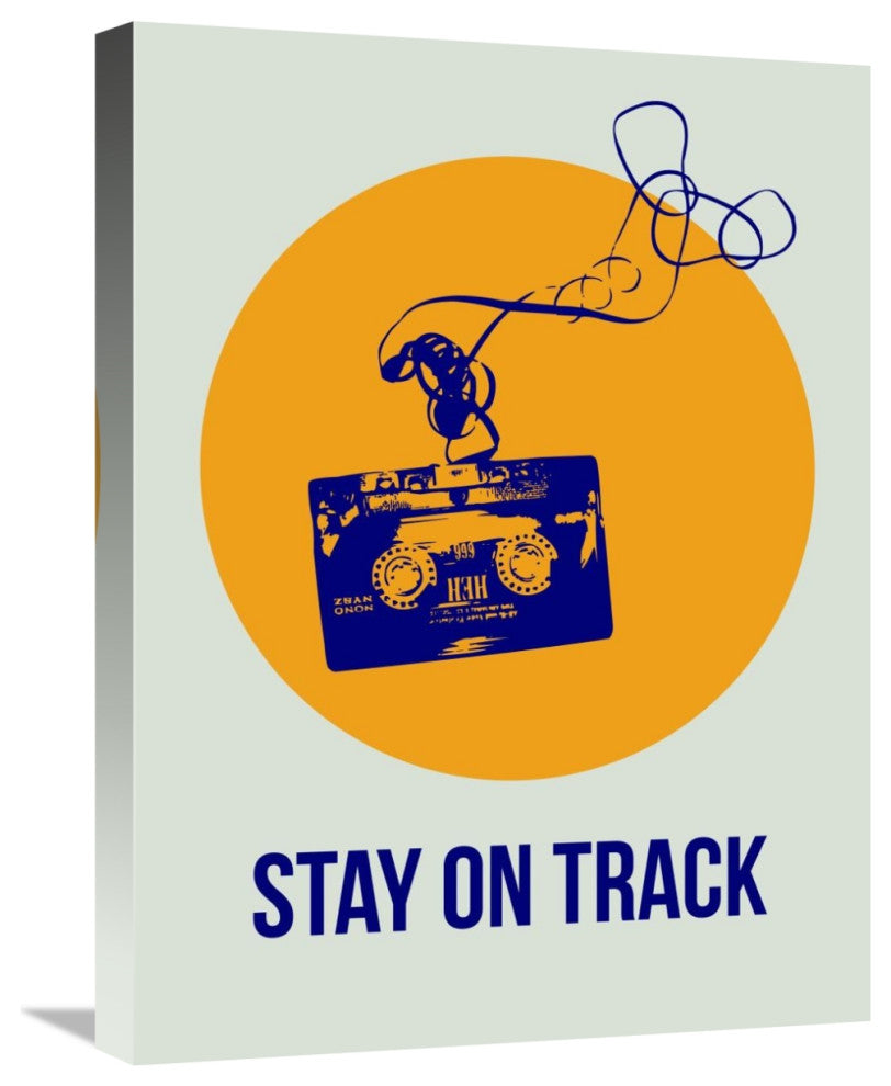 "Stay On Track Circle Poster 2" Fine Art Print