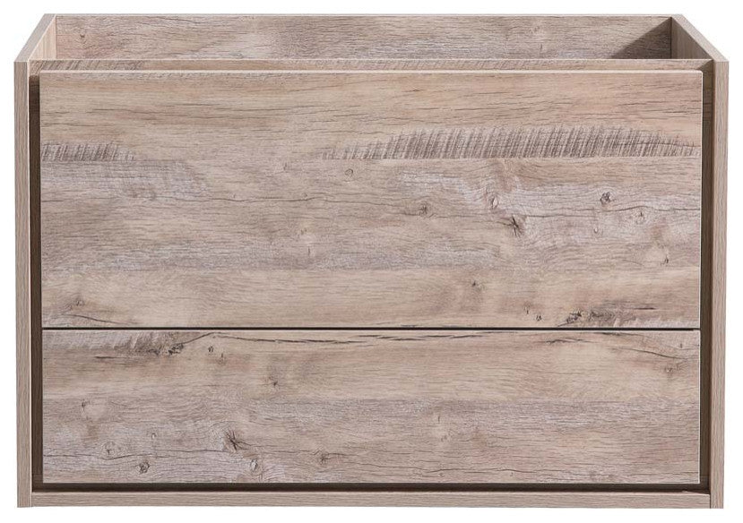 Fresca Catania 36" Natural Wood Wall Hung Cabinet