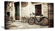 "Bicycle With Shopping Bag" Landscape Canvas Photo Print, 40"x20"