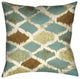 Laural Home Teal Thatch 18" X 18" Indoor Decorative Pillow