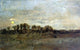 Charles Francois Daubigny The Orchard at Sunset Gallery Wrapped Canvas Print