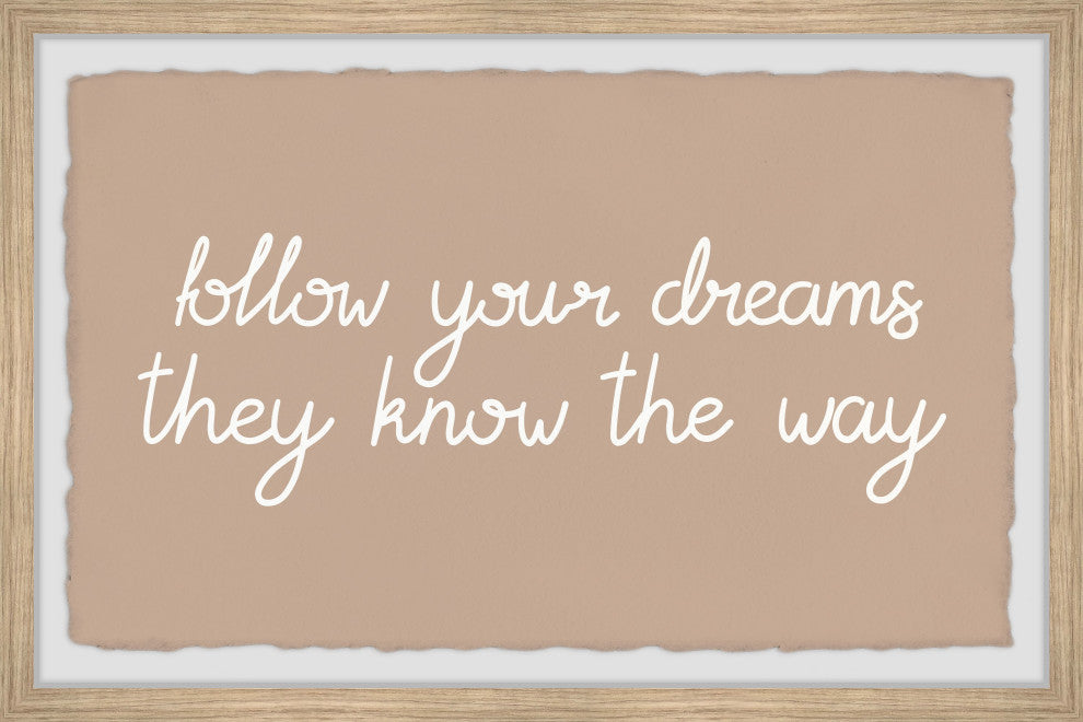 "They Know the Way" Framed Painting Print, 45x30