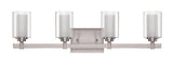 4 Light Vanity in Brushed Polished Nickel - Craftmade Celeste 16727BNK4