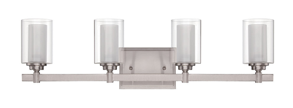4 Light Vanity in Brushed Polished Nickel - Craftmade Celeste 16727BNK4